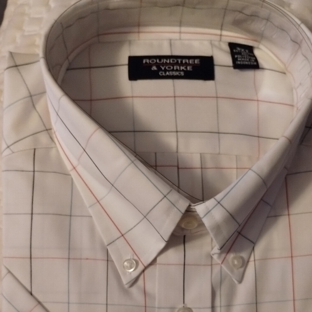 Men's Roundtree and Yorke casual button down